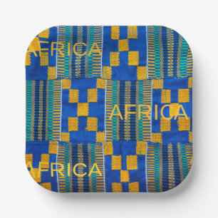 Assiettes En Carton Plaque papier Mariage africaine
