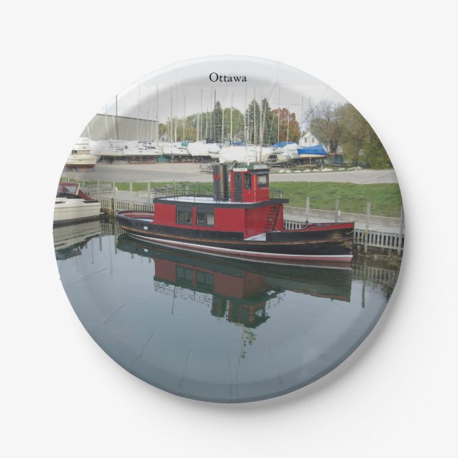 Assiettes En Carton Plaque papier Ottawa (Devant)