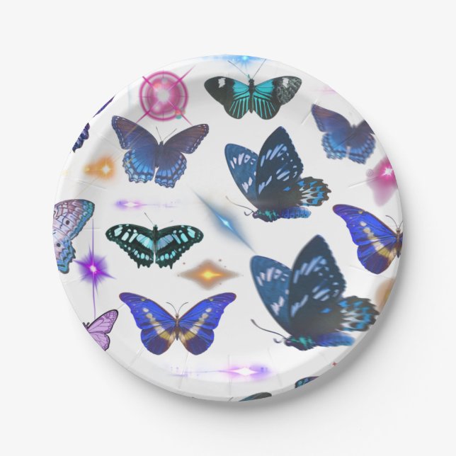 Assiettes En Carton Plaque Papier Papier Papier Enchantée (Devant)