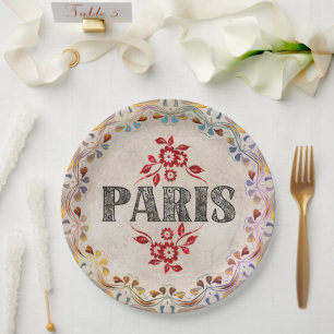 Assiettes En Carton Plaque papier Paris