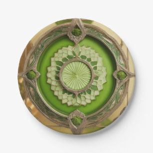 Assiettes En Carton Plaque papier Pendentif Art nouveau