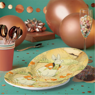 Assiettes En Carton Plaque papier Peter Rabbit