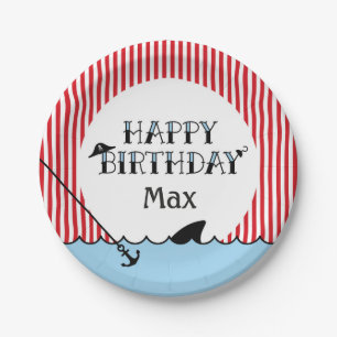 Assiettes En Carton Plaque Papier Pirate Party