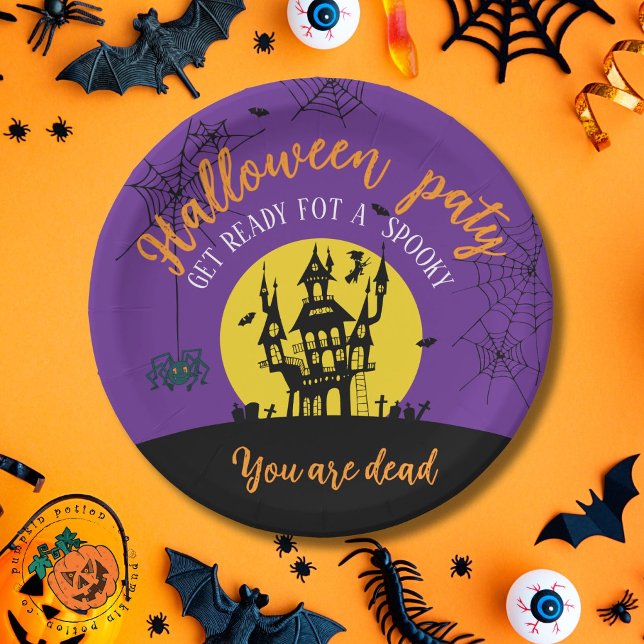 Assiettes En Carton Plaque papier - pour Halloween (Créateur téléchargé)