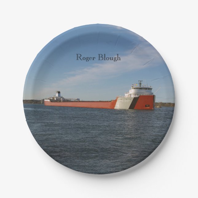 Assiettes En Carton Plaque papier Roger Blough (Devant)