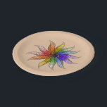 Assiettes En Carton Plaque papier - Roue couleur plumes<br><div class="desc">Les plumes créent une roue de couleur. Chaque plume présente plusieurs nuances de couleur basique (rouge,  orange,  jaune,  vert,  bleu,  violet). Ces six plumes sont rassemblées au centre,  pour former une roue de 12 plumes.</div>