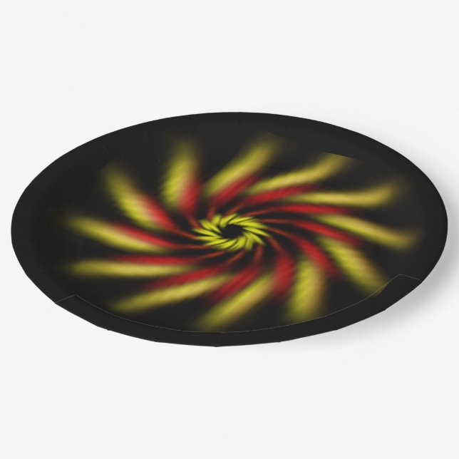 Assiettes En Carton Plaque papier - Roulette (Angle)