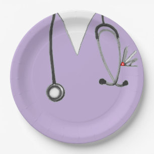 Assiettes En Carton Plaque papier unique Nurse Party