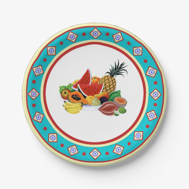 Assiettes En Carton Plaque Veracruz (Devant)