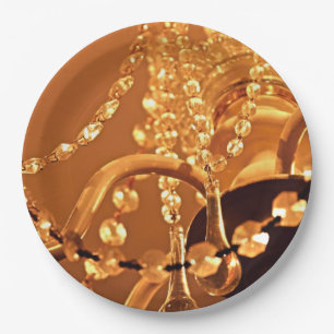 Assiettes En Carton Plaques 3-Gold PAPER pour lustre de Chabby