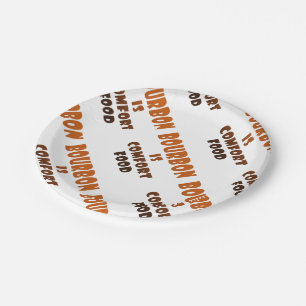 Assiettes En Carton PLAQUES À PAPIER - BOURBON est nourriture de