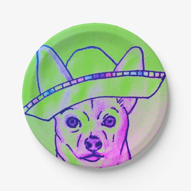 Assiettes En Carton Plaques à papier de Cinco De Mayo (Devant)