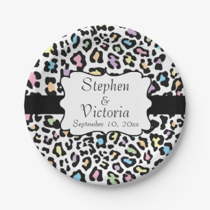Assiettes En Carton Plaques à papier de couleurs multi faites sur