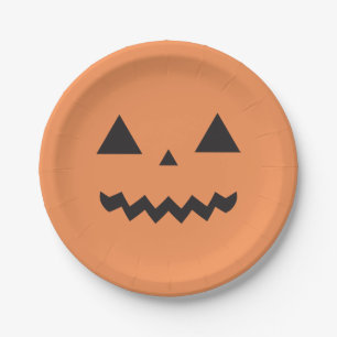 Assiettes En Carton Plaques à papier de Jack O'Lantern