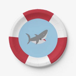 Assiettes En Carton Plaques à papier de requin