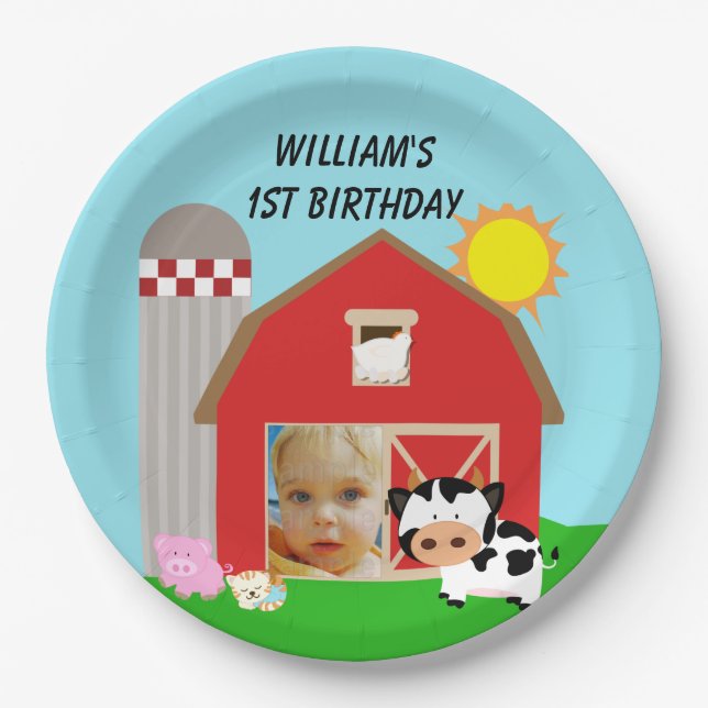 Assiettes En Carton Plaques à papier faites sur commande de joyeux (Devant)