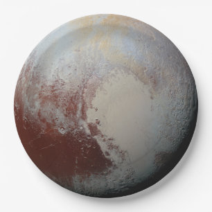 Assiettes En Carton Plaques à papier jetables d'astronomie de Pluton