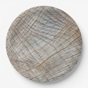 Assiettes En Carton Plaques à papier jetables en bois rugueuses