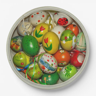 Assiettes En Carton Plaques à papier jetables peintes de bol d'oeufs
