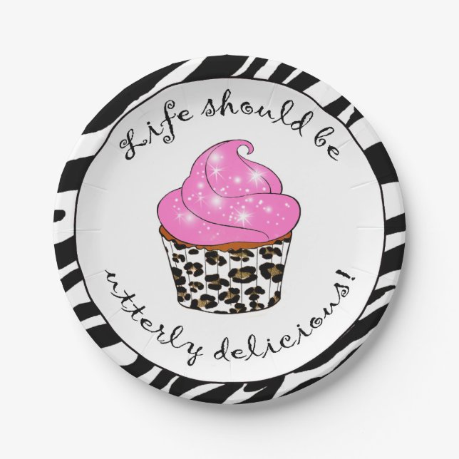 Assiettes En Carton Plaques de cupcake (Devant)