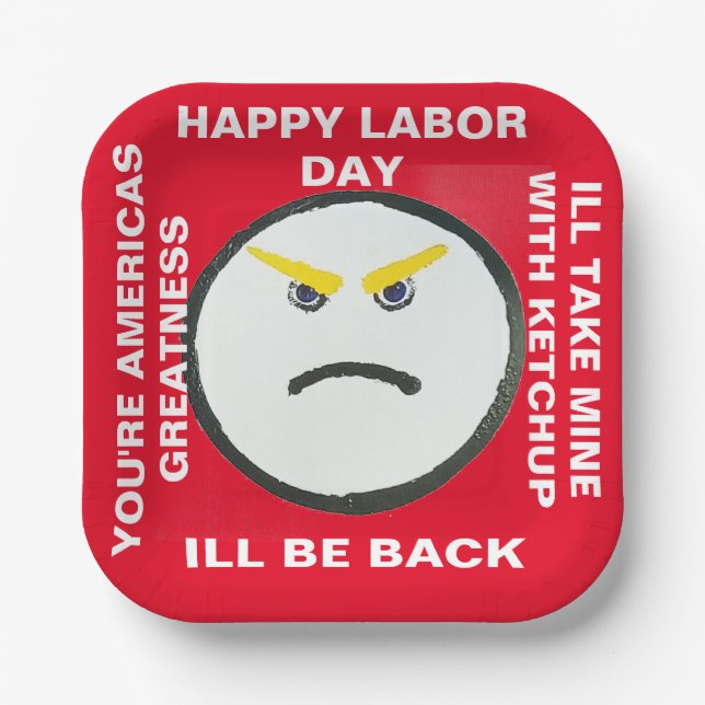 Assiettes En Carton Plaques de fête (Recto)