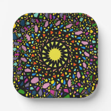 Plaques de fête Confetti Sun par Joya Eve