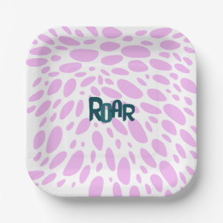 Assiettes En Carton Plaques de fête d'anniversaire Roarsome 2nd Girls