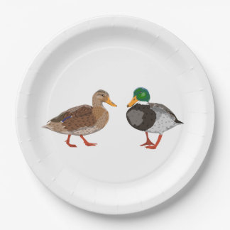 Assiettes En Carton Plaques de fête de canard
