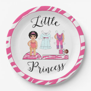 Assiettes En Carton Plaques de fête "Little Princess"