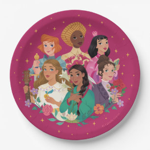 Assiettes En Carton Plaques de fête Princesses of Heaven™ (Grandes)