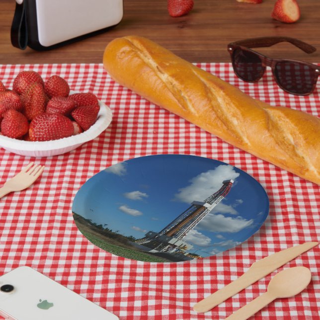 Assiettes En Carton Plaques de forage de la plate-forme à gaz de pétro (Pique-nique)