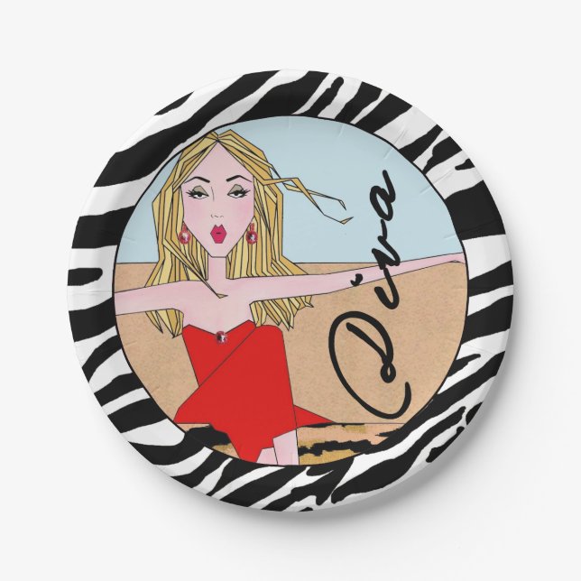 Assiettes En Carton Plaques de la partie DiIVA (Devant)