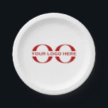 Assiettes En Carton Plaques de la partie Événement de l'entreprise per<br><div class="desc">Logo de l'entreprise personnalisée Plaques de réception des événements professionnels. Un simple modèle d'entreprise personnalisé dans un style moderne et minimaliste qui peut être facilement mis à jour avec le logo et le texte de votre entreprise. Conçu avec une image de bannière de logo horizontal (2560 x 1440 px), vous...</div>