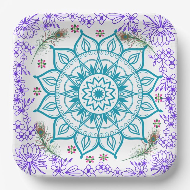 Assiettes En Carton Plaques de papier (Recto)