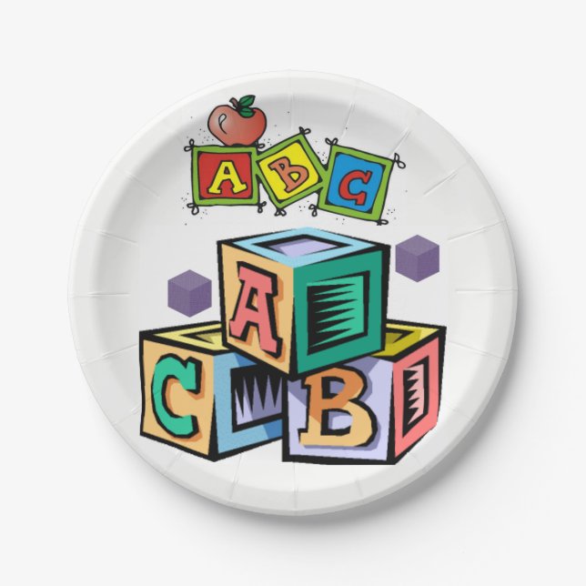 Assiettes En Carton Plaques de papier (Devant)