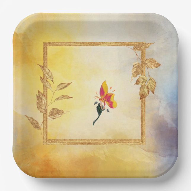 Assiettes En Carton Plaques de papier (Recto)