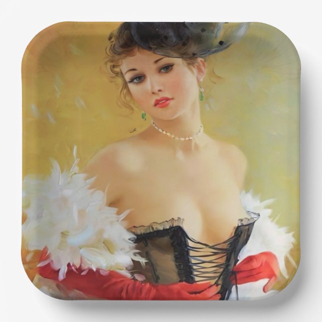 Assiettes En Carton Plaques de papier (Recto)