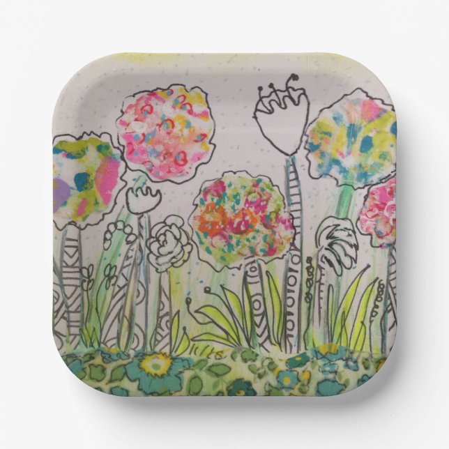 Assiettes En Carton Plaques de papier (Recto)