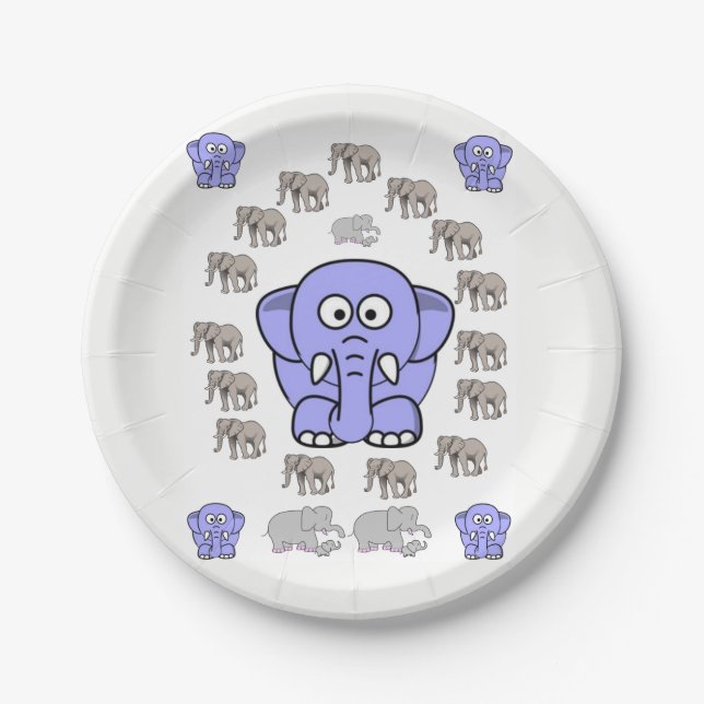 Assiettes En Carton Plaques de papier (Devant)