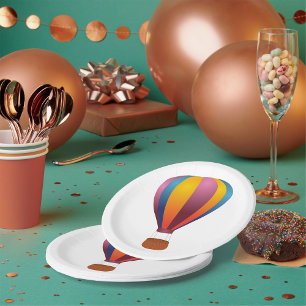 Assiettes En Carton Plaques de papier à bulle à air chaud coloré