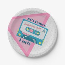 Plaques de papier à cassette des années 80, plaque