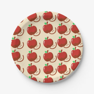 Assiettes En Carton Plaques de papier Apple