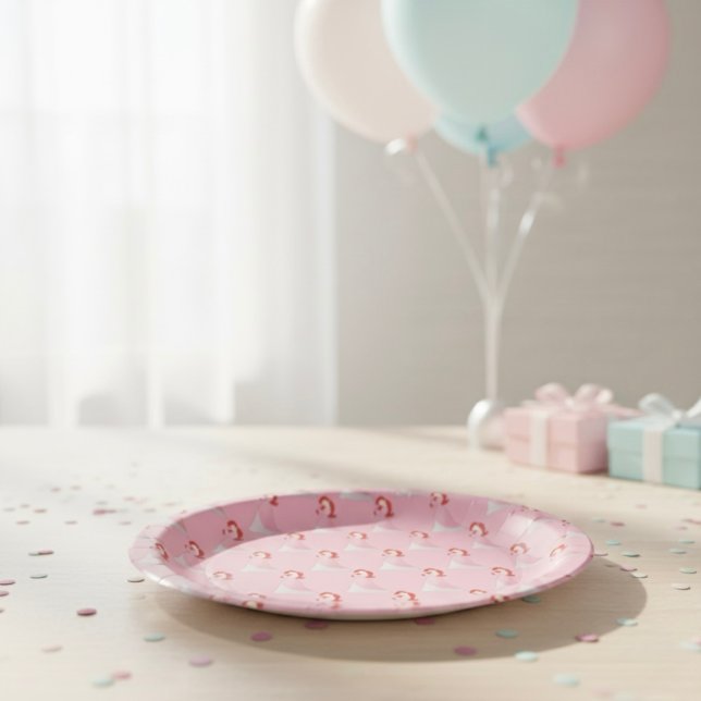 Assiettes En Carton Plaques de papier Ariel (Créateur téléchargé)