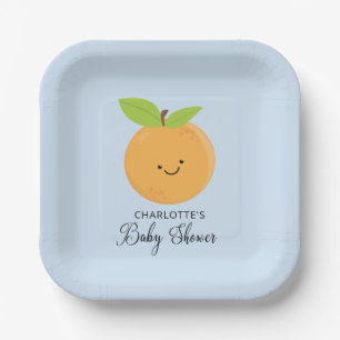 Assiettes En Carton Plaques de papier Baby shower de petite taille