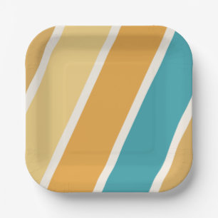 Assiettes En Carton Plaques de papier Baby shower Sun Boho