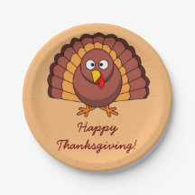 Plaques de papier Bon thanksgiving personnalisées
