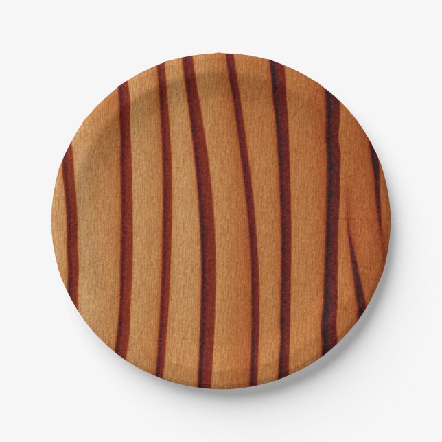 Assiettes En Carton Plaques de papier Brûlé Rustique Orange (Devant)