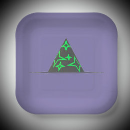 Assiettes En Carton Plaques de papier Casquette de la sorcière