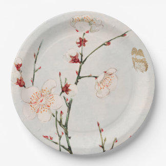 ASSIETTES EN CARTON PLAQUES DE PAPIER CHERRY JAPONAIS BLOSSOMS