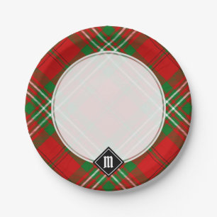 Assiettes En Carton Plaques de papier Clan Scott Red Tartan